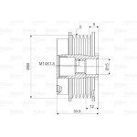 Valeo Ελεύθερη Περιστροφή Γεννήτριας - 588097
