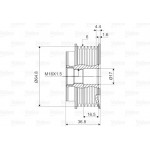Valeo Ελεύθερη Περιστροφή Γεννήτριας - 588107