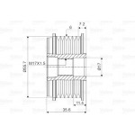 Valeo Ελεύθερη Περιστροφή Γεννήτριας - 588118