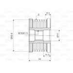 Valeo Ελεύθερη Περιστροφή Γεννήτριας - 588119