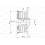 Valeo Ελεύθερη Περιστροφή Γεννήτριας - 588120