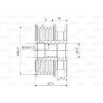 Valeo Ελεύθερη Περιστροφή Γεννήτριας - 588122