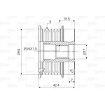 Valeo Ελεύθερη Περιστροφή Γεννήτριας - 588126