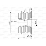 Valeo Ελεύθερη Περιστροφή Γεννήτριας - 588128