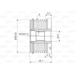 Valeo Ελεύθερη Περιστροφή Γεννήτριας - 588129