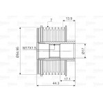 Valeo Ελεύθερη Περιστροφή Γεννήτριας - 588133
