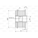 Valeo Ελεύθερη Περιστροφή Γεννήτριας - 588134