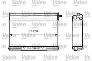 Valeo Εναλλάκτης θερμότητας, Θέρμανση Εσωτερικού Χώρου - 812401