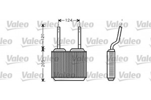 Valeo Εναλλάκτης θερμότητας, Θέρμανση Εσωτερικού Χώρου - 812146