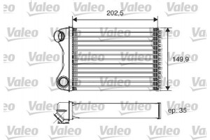 Valeo Εναλλάκτης θερμότητας, Θέρμανση Εσωτερικού Χώρου - 812211