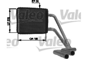 Valeo Εναλλάκτης θερμότητας, Θέρμανση Εσωτερικού Χώρου - 812433