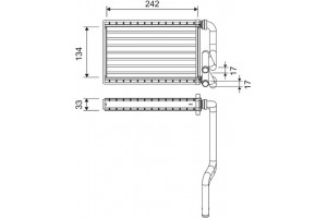 Valeo Εναλλάκτης θερμότητας, Θέρμανση Εσωτερικού Χώρου - 811578