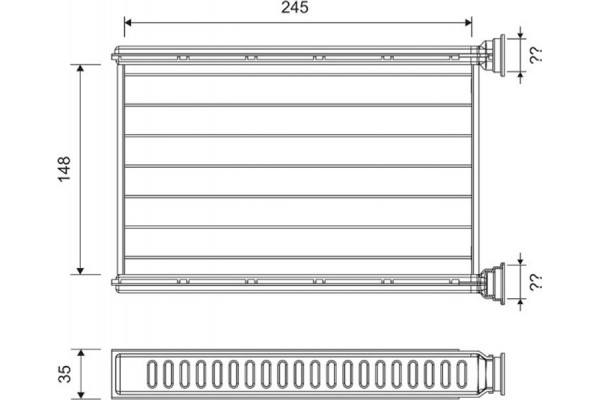 Valeo Εναλλάκτης θερμότητας, Θέρμανση Εσωτερικού Χώρου - 812401