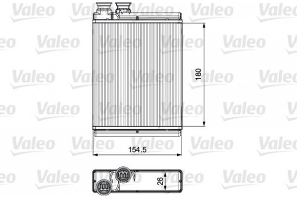 Valeo Εναλλάκτης θερμότητας, Θέρμανση Εσωτερικού Χώρου - 811517