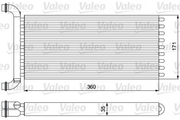 Valeo Εναλλάκτης θερμότητας, Θέρμανση Εσωτερικού Χώρου - 811521