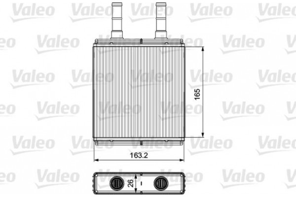 Valeo Εναλλάκτης θερμότητας, Θέρμανση Εσωτερικού Χώρου - 812427