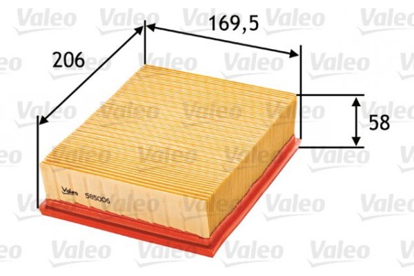 Valeo Φίλτρο Αέρα - 585006