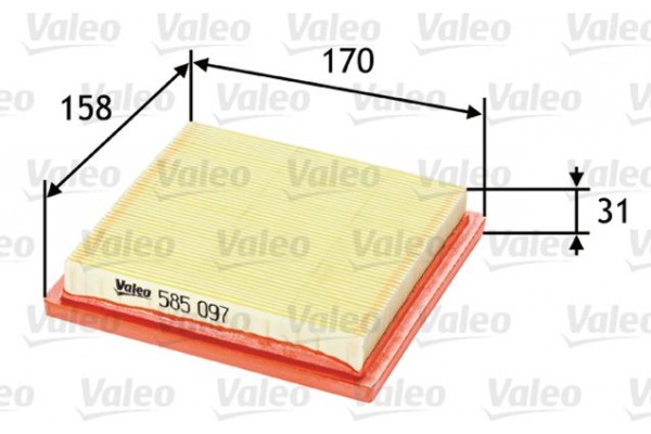 Valeo Φίλτρο Αέρα - 585097