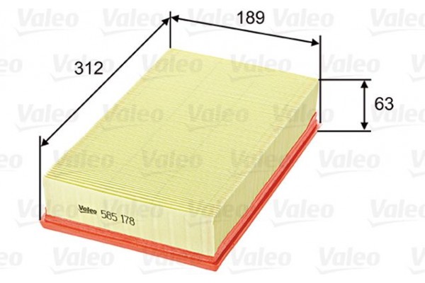 Valeo Φίλτρο Αέρα - 585178