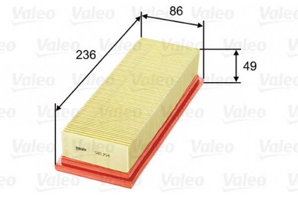 Valeo Φίλτρο Αέρα - 585254