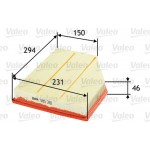 Valeo Φίλτρο Αέρα - 585281