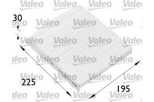 Valeo Φίλτρο, Αέρας Εσωτερικού Χώρου - 698512