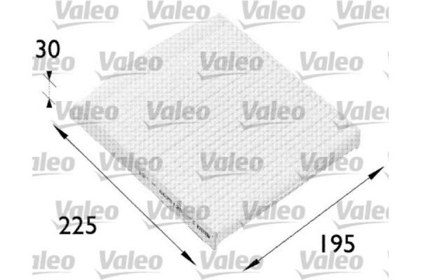 Valeo Φίλτρο, Αέρας Εσωτερικού Χώρου - 698512