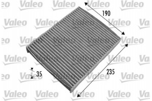 Valeo Φίλτρο, Αέρας Εσωτερικού Χώρου - 698693