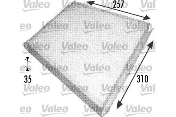 Valeo Φίλτρο, Αέρας Εσωτερικού Χώρου - 698702