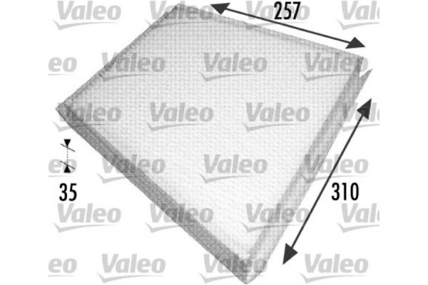 Valeo Φίλτρο, Αέρας Εσωτερικού Χώρου - 698702