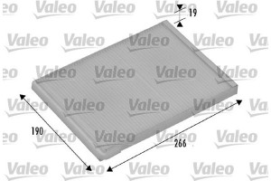 Valeo Φίλτρο, Αέρας Εσωτερικού Χώρου - 698731
