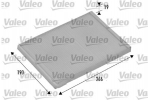 Valeo Φίλτρο, Αέρας Εσωτερικού Χώρου - 698731