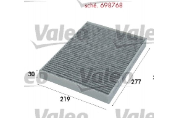 Valeo Φίλτρο, Αέρας Εσωτερικού Χώρου - 698768