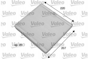 Valeo Φίλτρο, Αέρας Εσωτερικού Χώρου - 698769