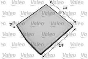 Valeo Φίλτρο, Αέρας Εσωτερικού Χώρου - 698771