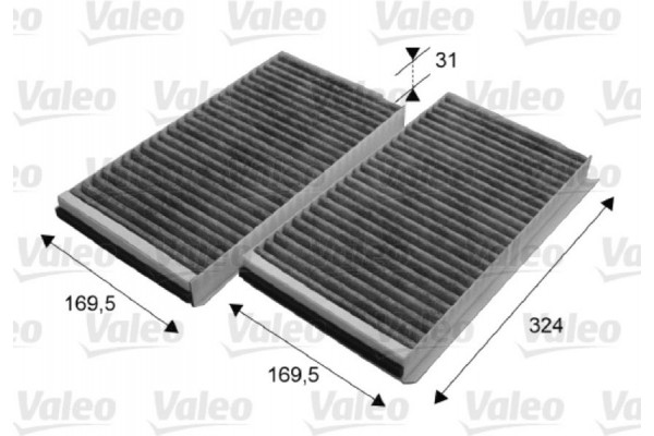Valeo Φίλτρο, Αέρας Εσωτερικού Χώρου - 698864 Valeo Φίλτρο, Αέρας Εσωτερικού Χώρου - 698864