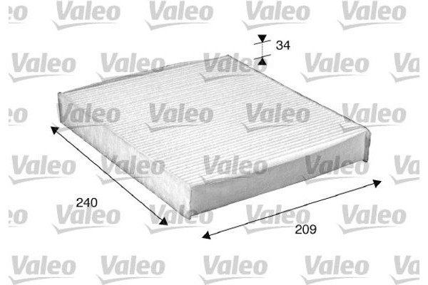 Valeo Φίλτρο, Αέρας Εσωτερικού Χώρου - 698882