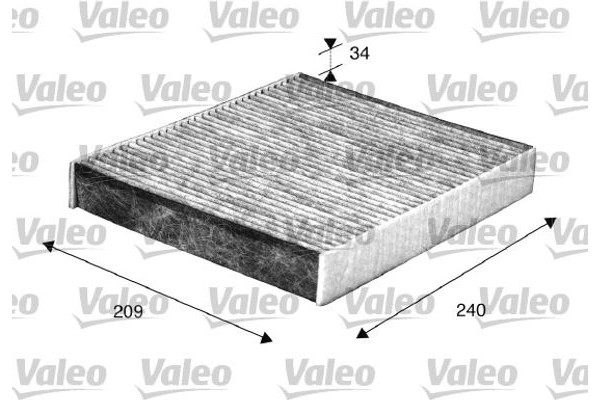 Valeo Φίλτρο, Αέρας Εσωτερικού Χώρου - 698883