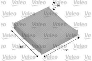 Valeo Φίλτρο, Αέρας Εσωτερικού Χώρου - 698886