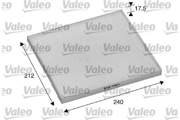 Valeo Φίλτρο, Αέρας Εσωτερικού Χώρου - 698895