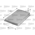Valeo Φίλτρο, Αέρας Εσωτερικού Χώρου - 715518