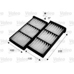 Valeo Φίλτρο, Αέρας Εσωτερικού Χώρου - 715545