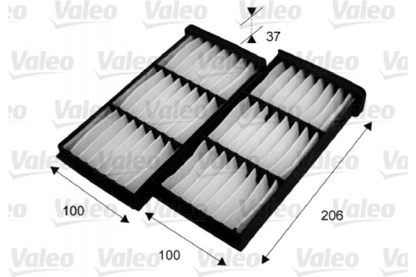 Valeo Φίλτρο, Αέρας Εσωτερικού Χώρου - 715545 Valeo Φίλτρο, Αέρας Εσωτερικού Χώρου - 715545