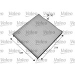 Valeo Φίλτρο, Αέρας Εσωτερικού Χώρου - 715551