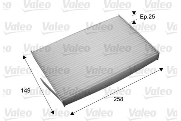 Valeo Φίλτρο, Αέρας Εσωτερικού Χώρου - 715709