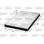 Valeo Φίλτρο, Αέρας Εσωτερικού Χώρου - 716006