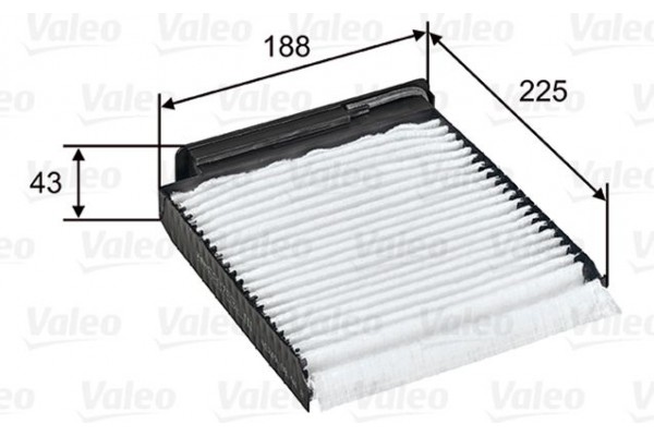 Valeo Φίλτρο, Αέρας Εσωτερικού Χώρου - 698753