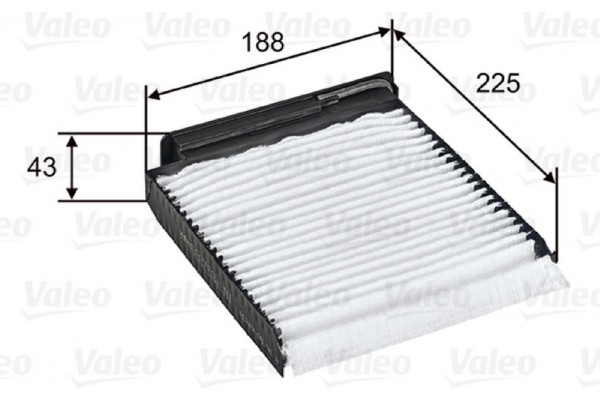 Valeo Φίλτρο, Αέρας Εσωτερικού Χώρου - 698753 Valeo Φίλτρο, Αέρας Εσωτερικού Χώρου - 698753