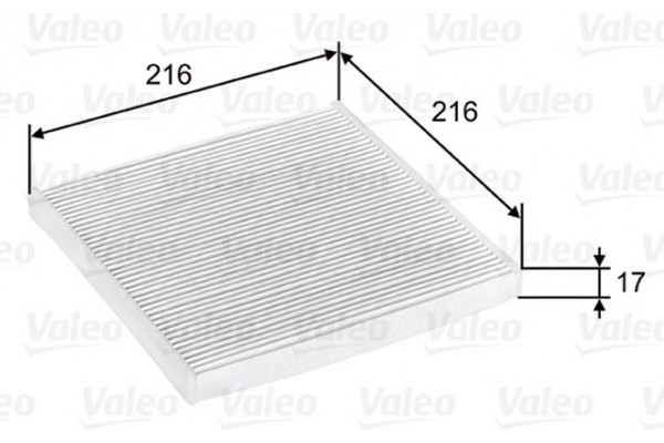 Valeo Φίλτρο, Αέρας Εσωτερικού Χώρου - 698796