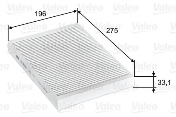 Valeo Φίλτρο, Αέρας Εσωτερικού Χώρου - 715597